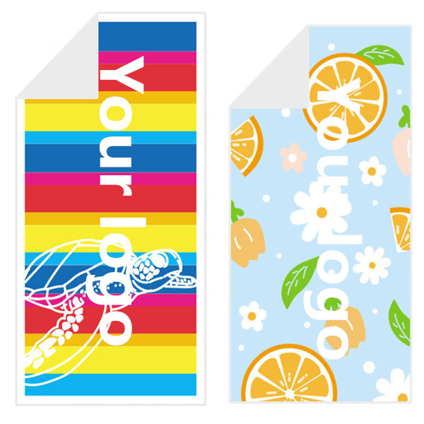 Microfiber printed beach towel 2