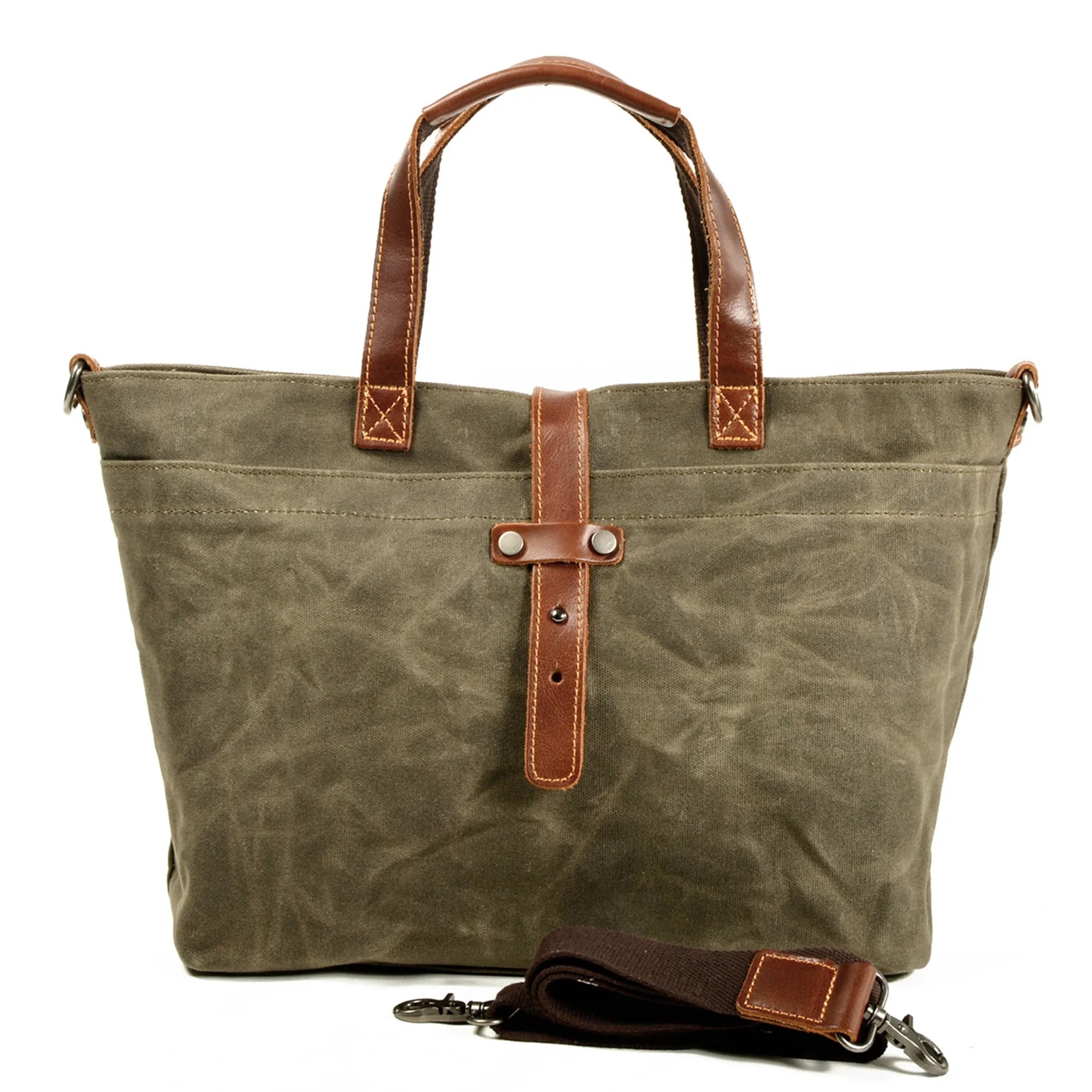 Fashion Wax Canvas Tote Bag for woman 1