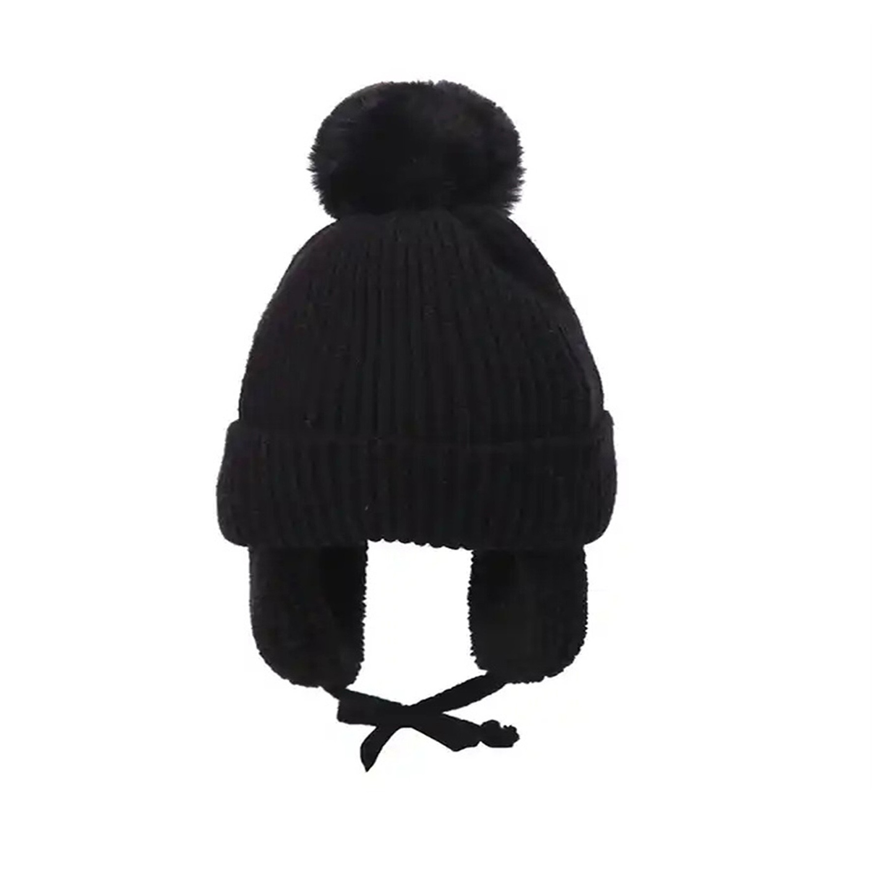Kids Earflap Knitted Beanie 3