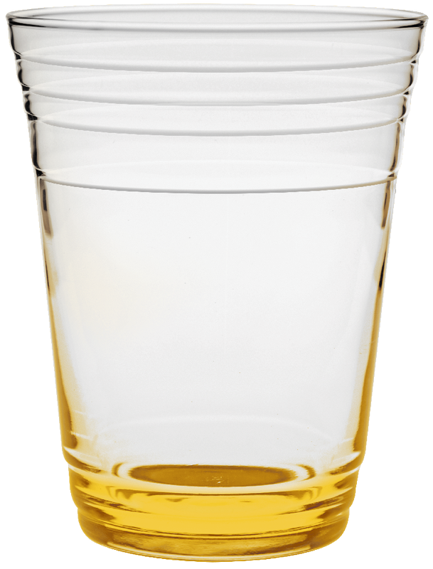 16 oz. Glass Fill Up Cup - Deep Etched 30