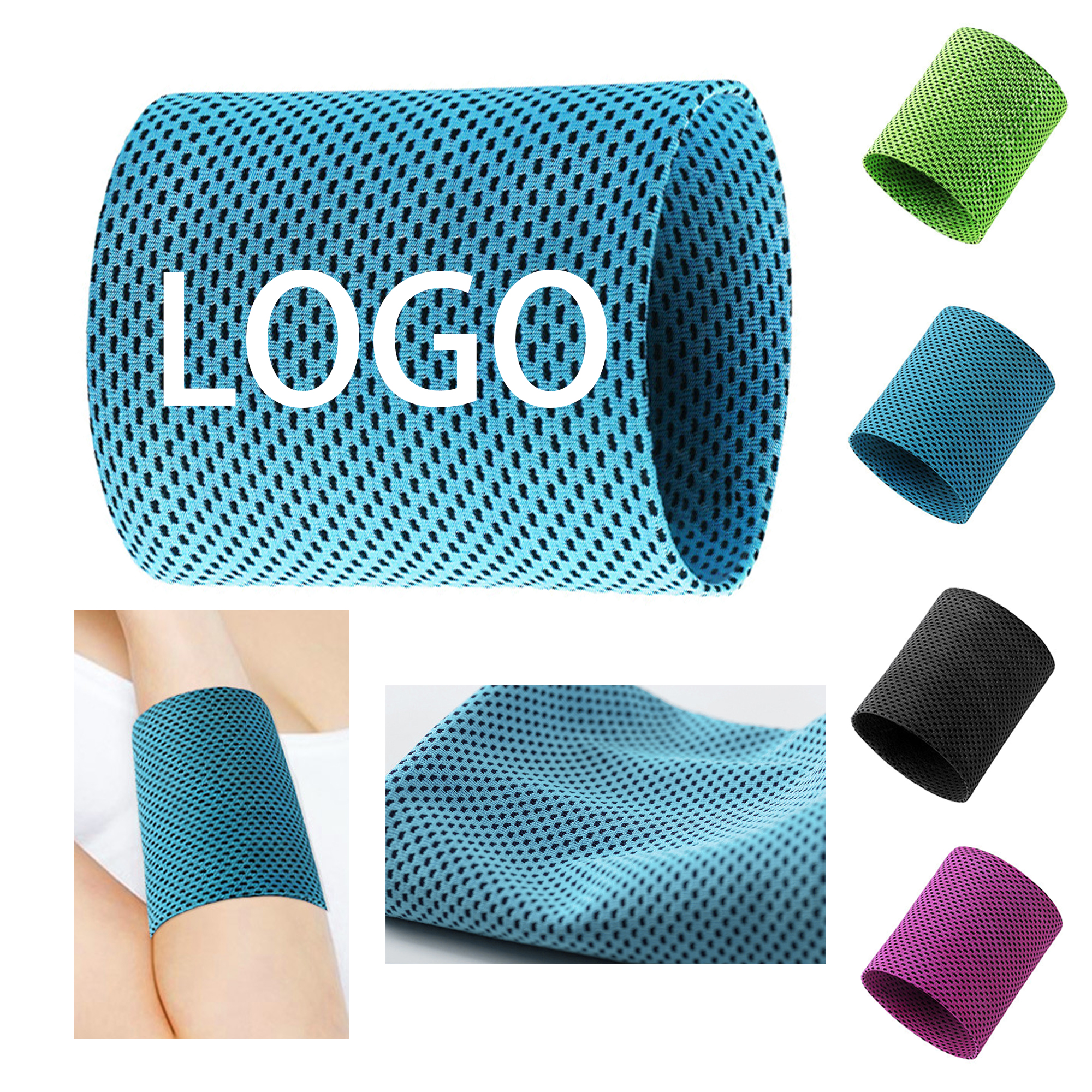Elastic Cooling Wristband for Sports 4