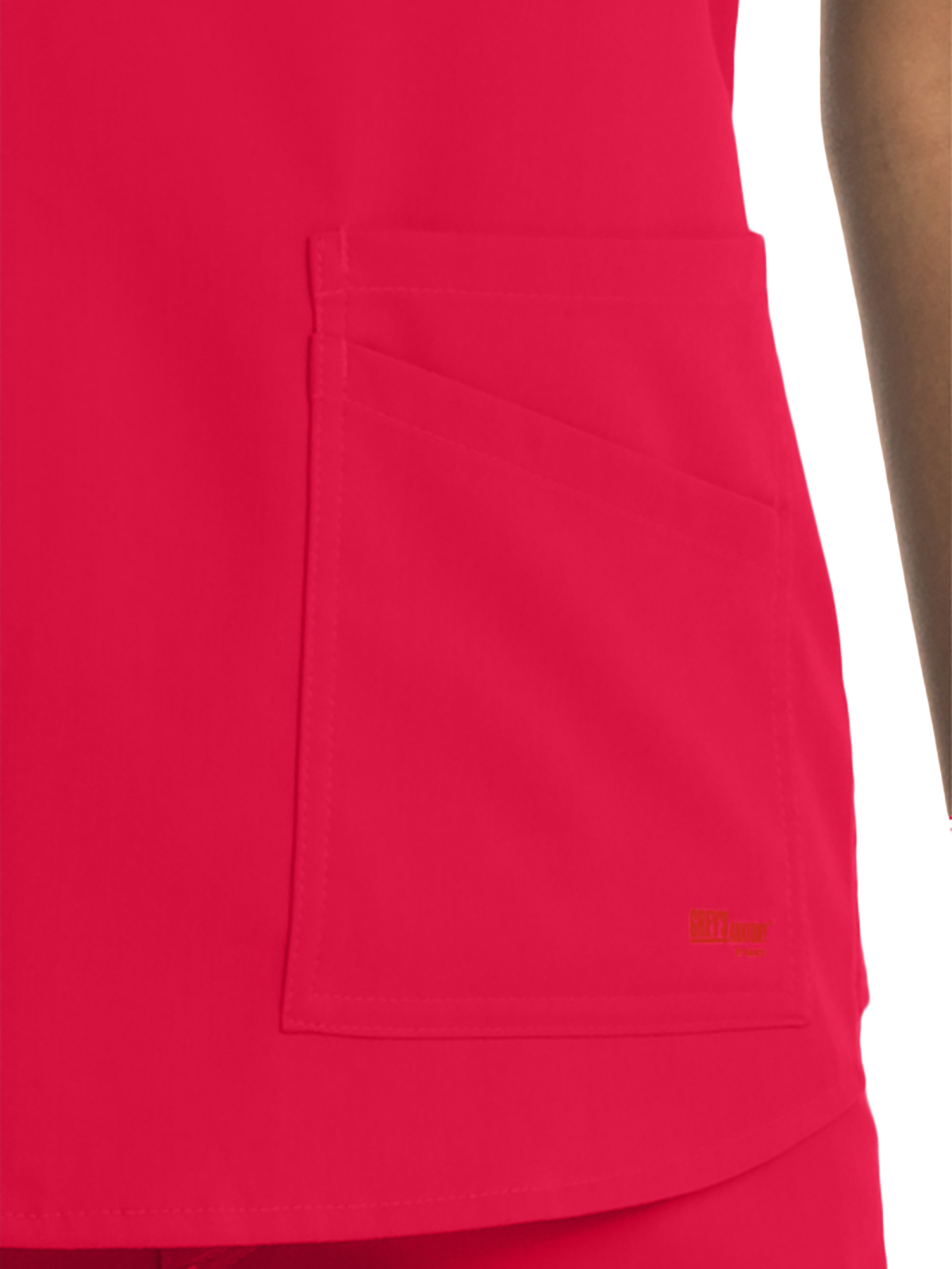 Grey's Anatomy Spandex Stretch - Women's Four-Pocket V-Neck Emma Scrub Top 41