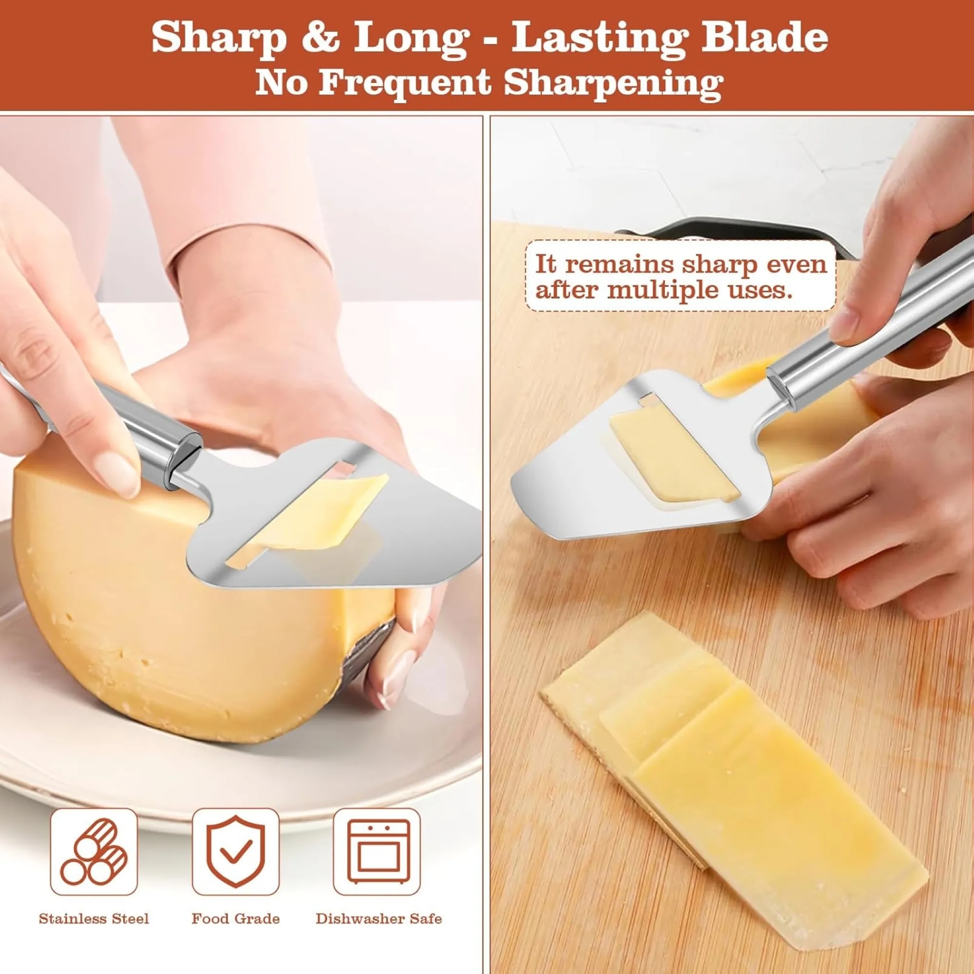 Stainless Steel Cheese Spatula 2