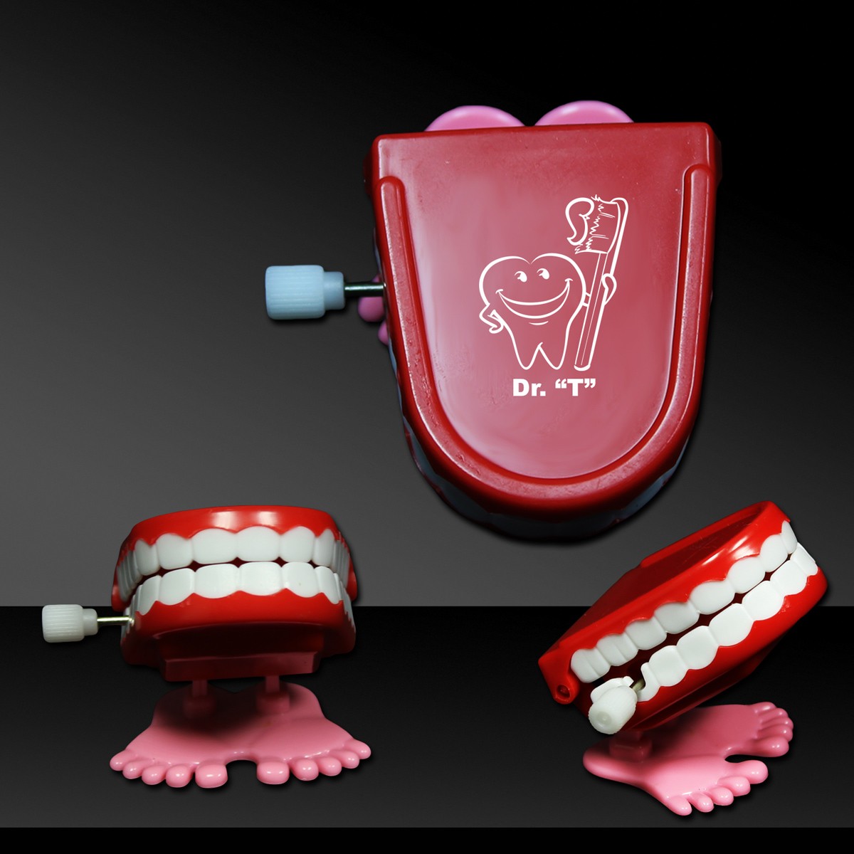 Wind Up Chattering Teeth Hopper 3