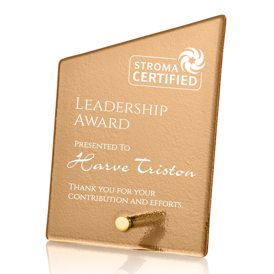 Atchison Russet Slant Award - Gold 5