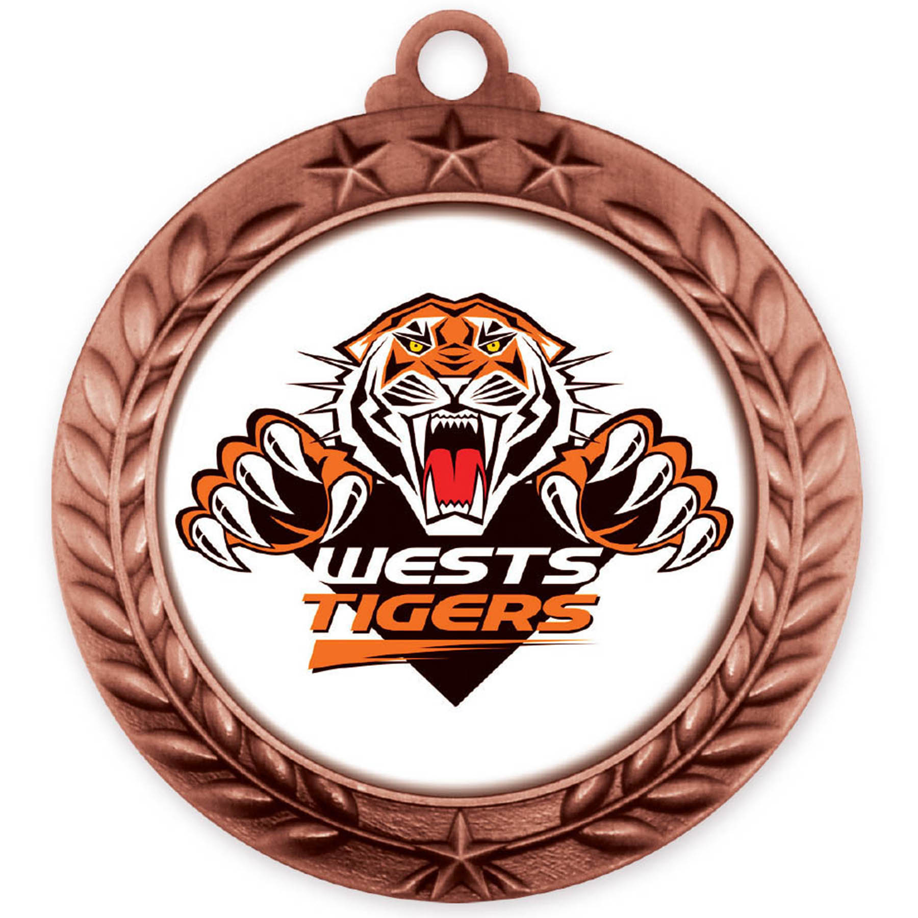 Digistock Medals: 3 Star Top & Laurel Wreath Pattern2" DIA 2