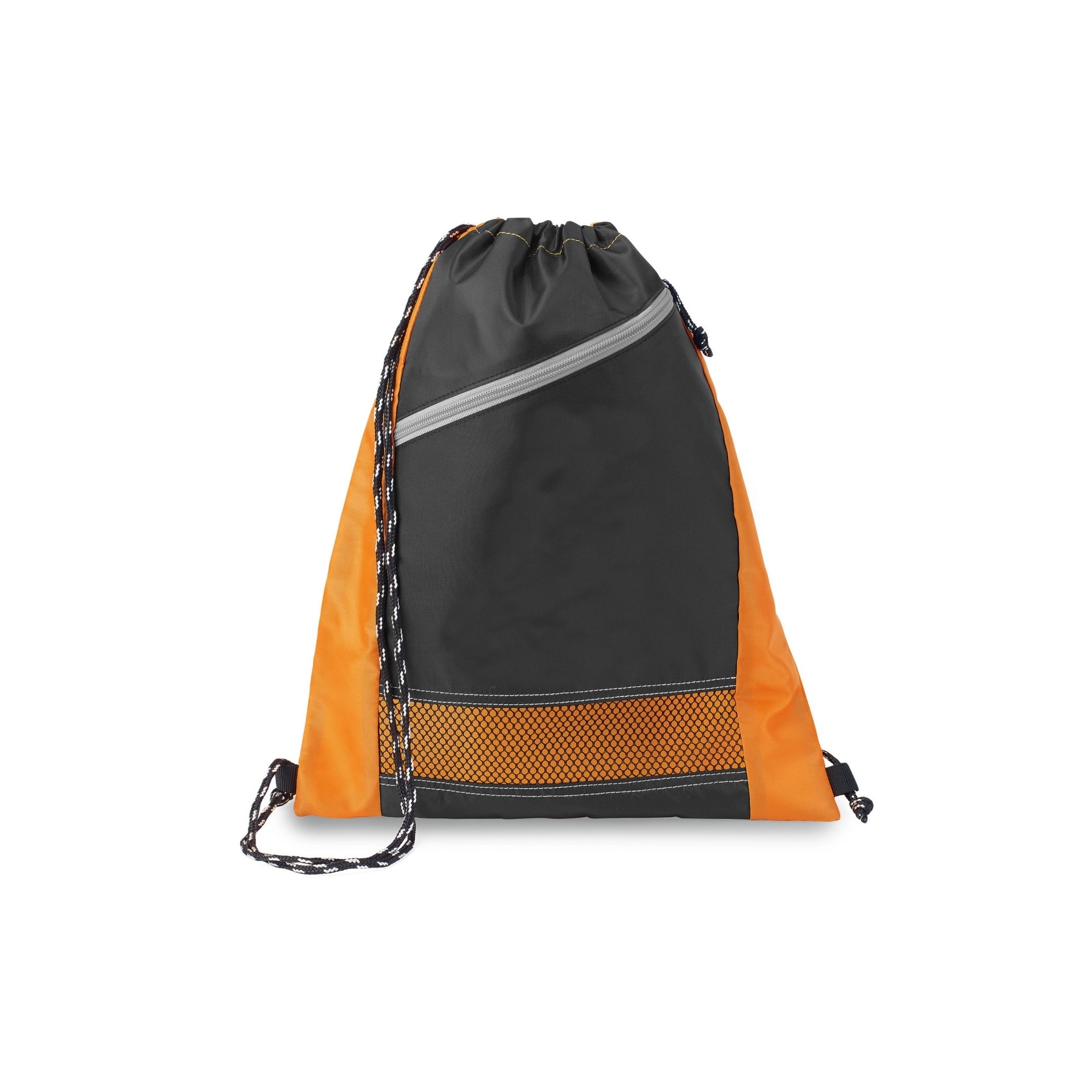 Pocket Polyester Drawstring Backpack 6