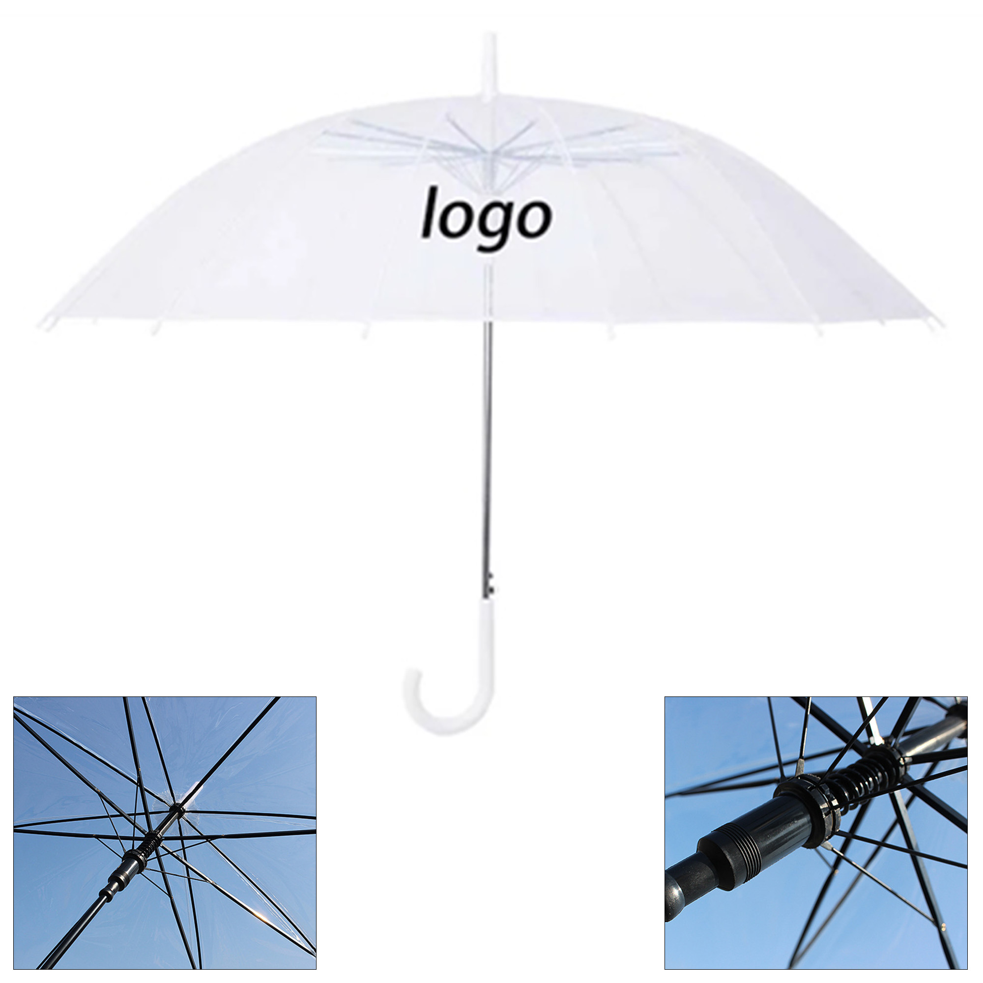 Long-handled Transparent Umbrella 5