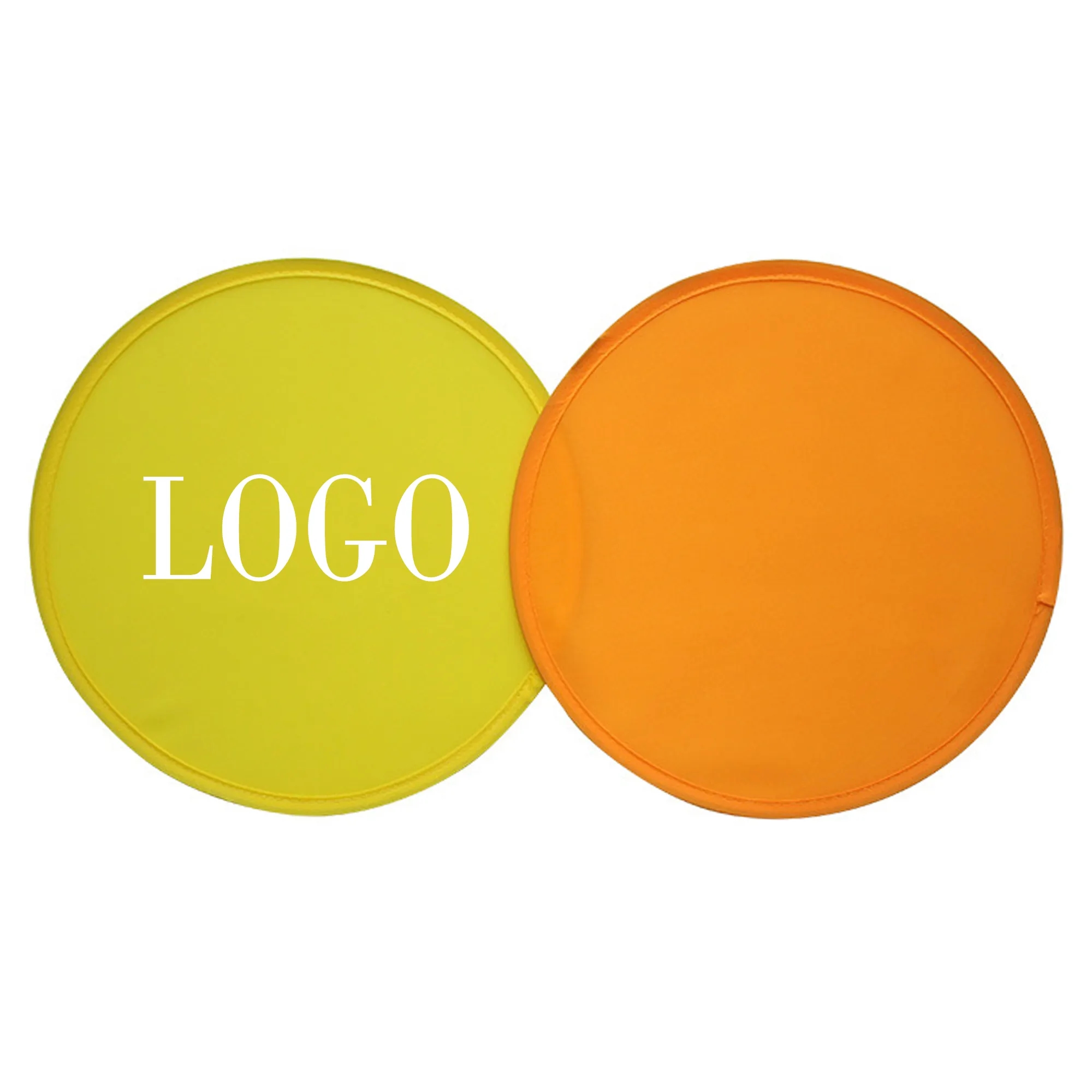 Folding Polyester Fan  with Pouch 2