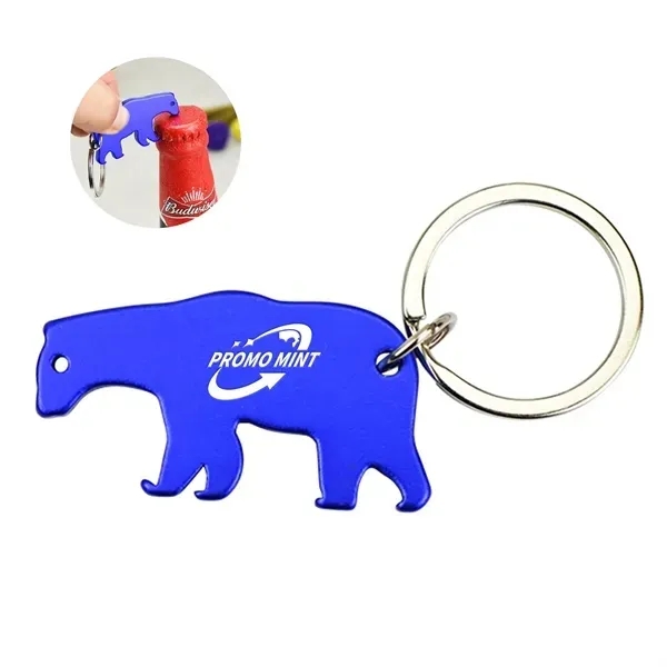 Bear Shape Bottle Opener w/Key Chain 3