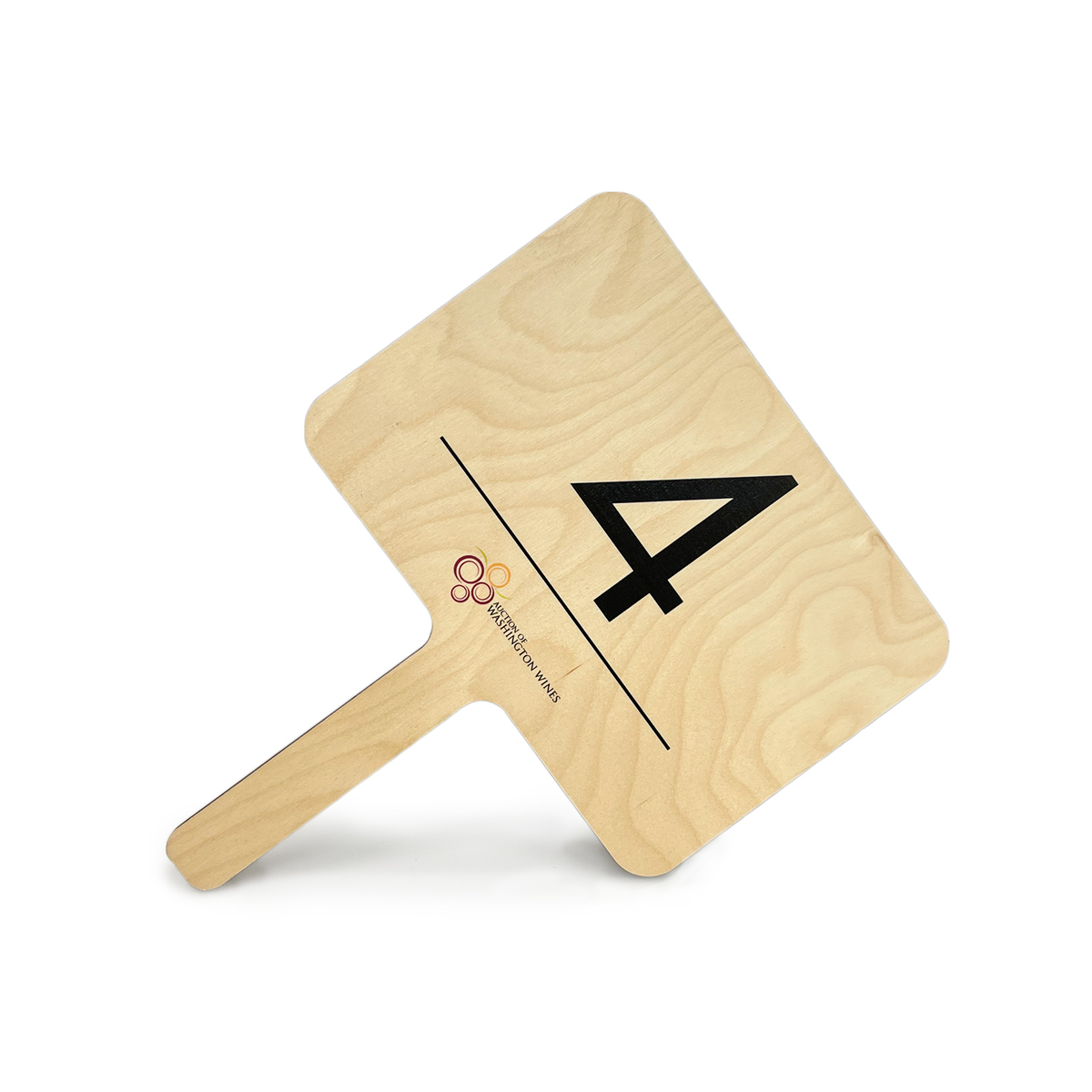 Wood Auction Paddle