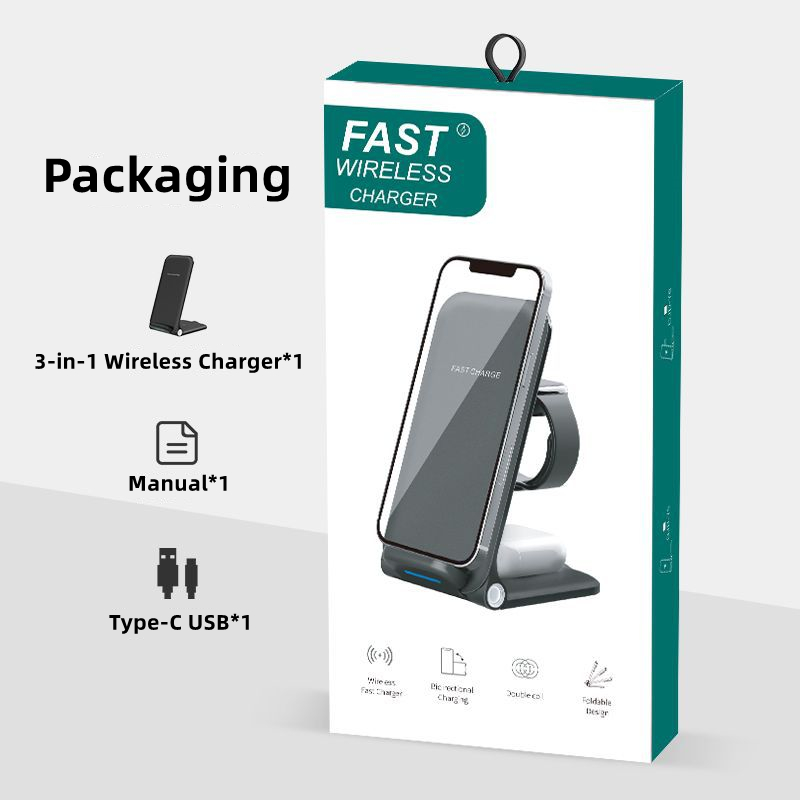 Fold 3-In-1 Wireless Charging Station/Dock 5