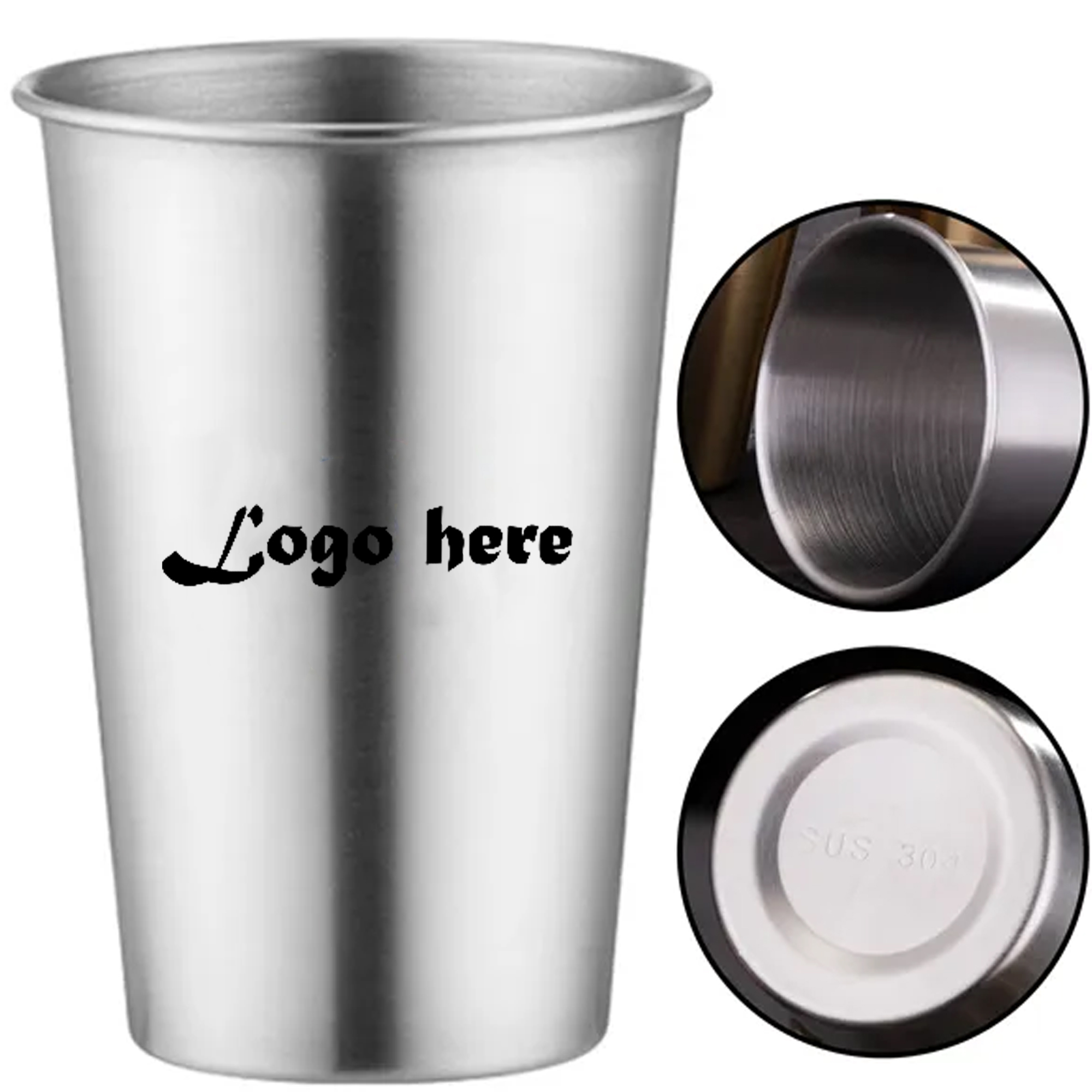 17oz SUS304 Steel Beer Tumbler 1