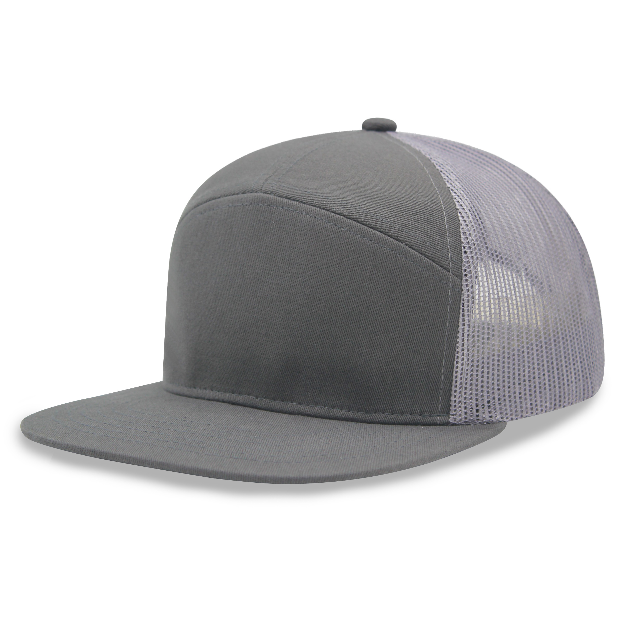 7 panel Hybrid trucker cap