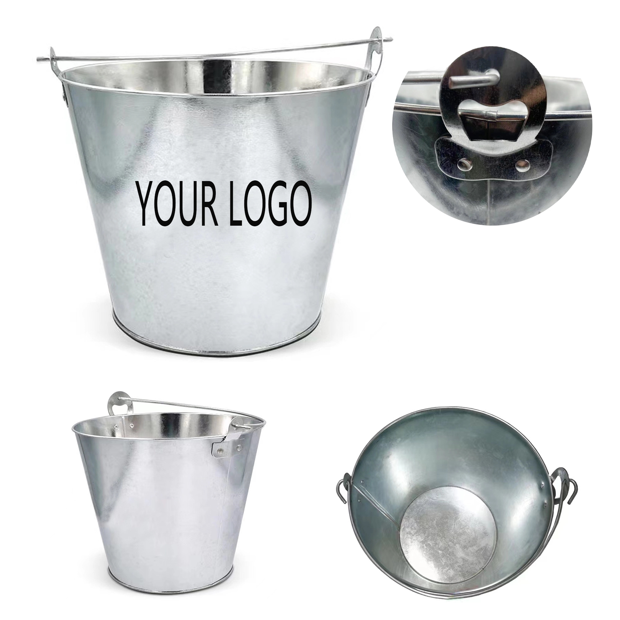 Metal Ice Bucket MOQ 100pcs 2