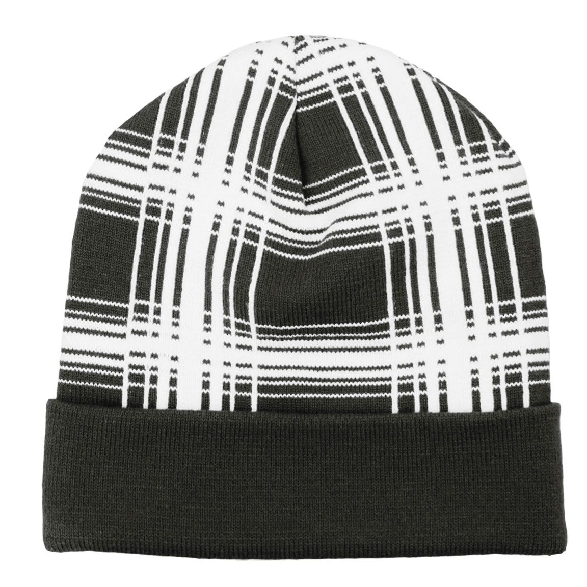 Mega-Plaid Beanie 1