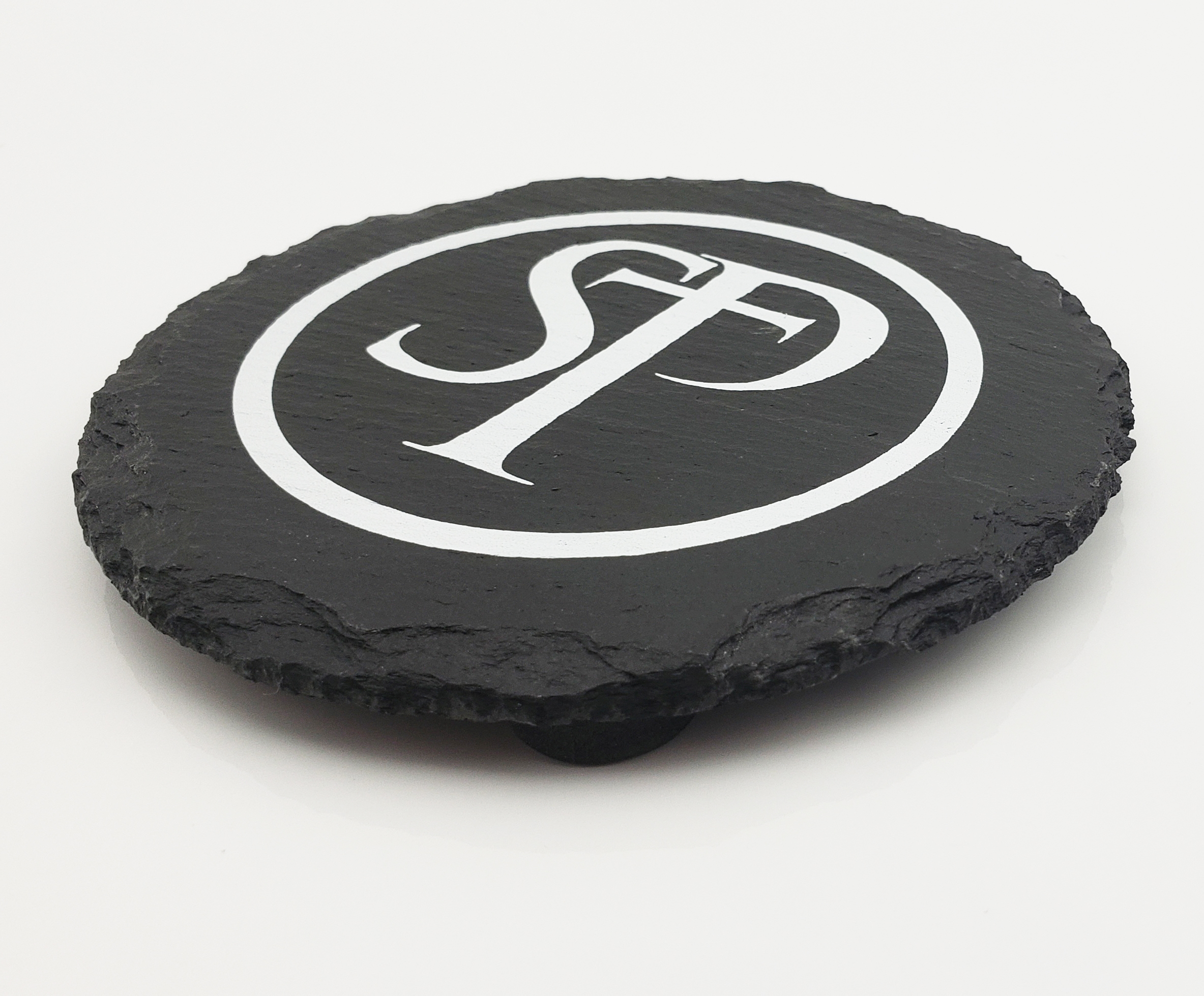 Slate Round Coasters with Full Color Imprint 3