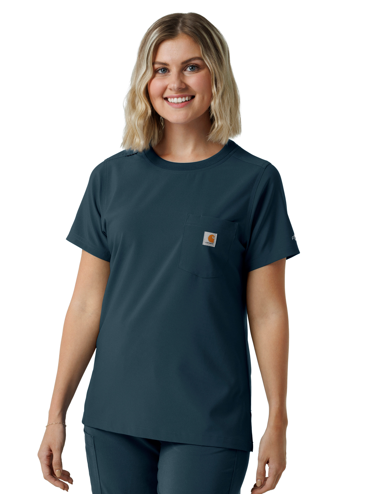 Carhartt Scrubs - Force Cross-Flex - Women's One-Pocket Crew Neck Scrub Top 6