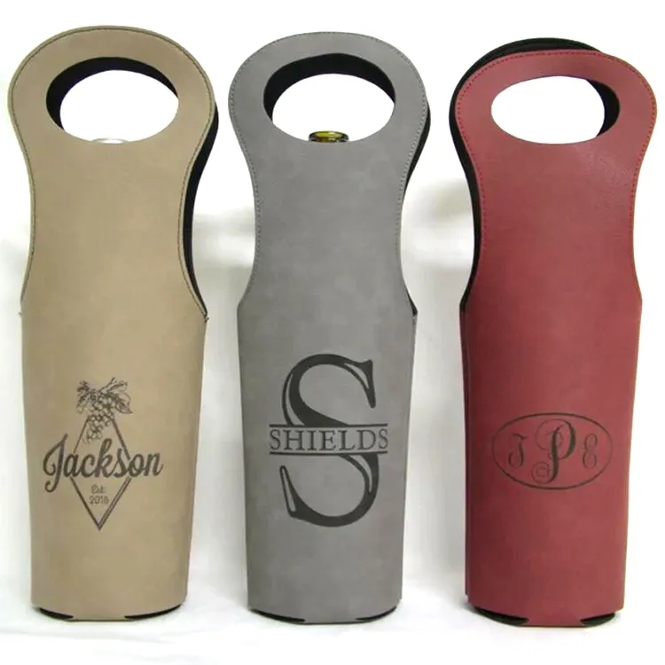 Luxury Leatherette Wine Bag 9