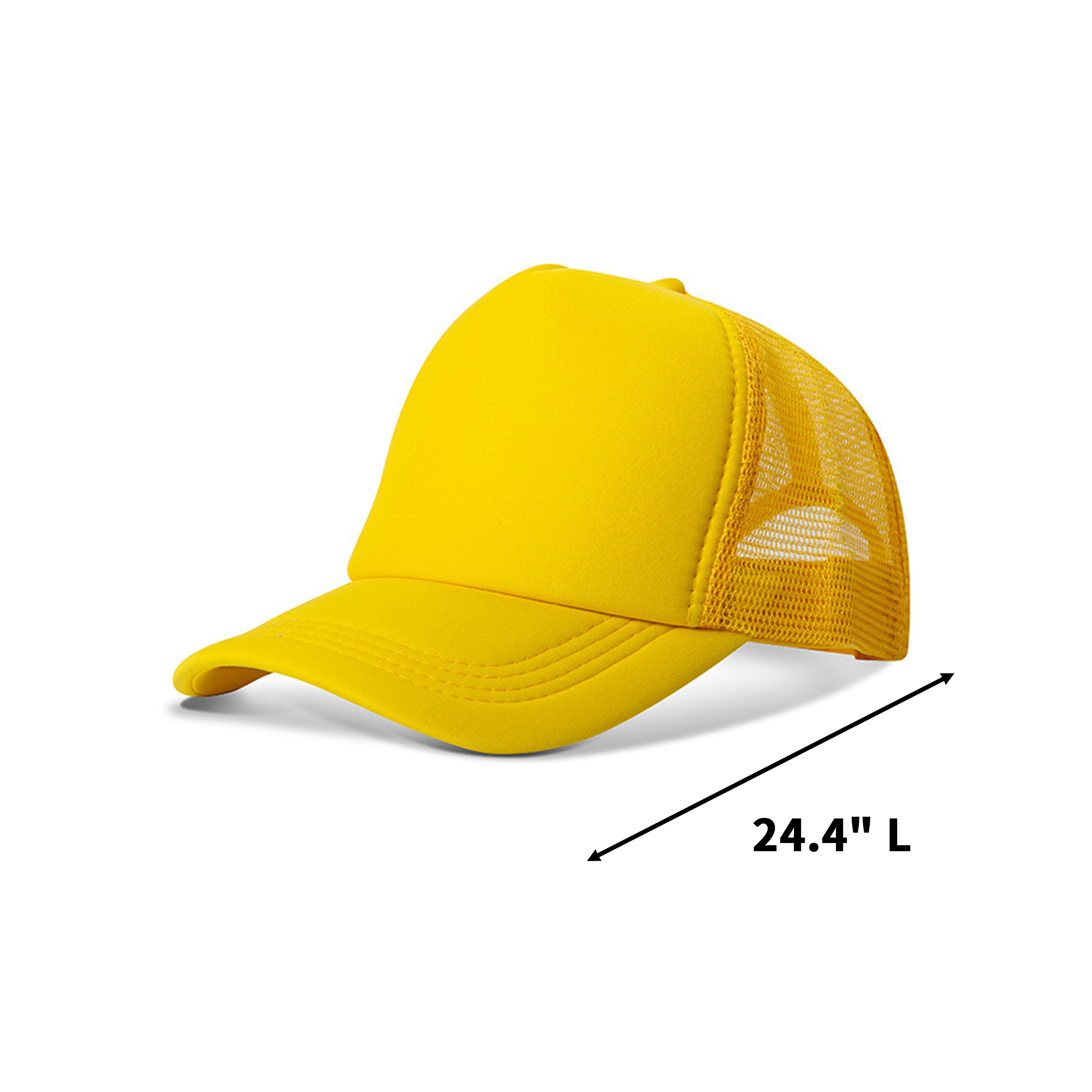 Mesh Snapback Trucker Hat Adjustable Size 6