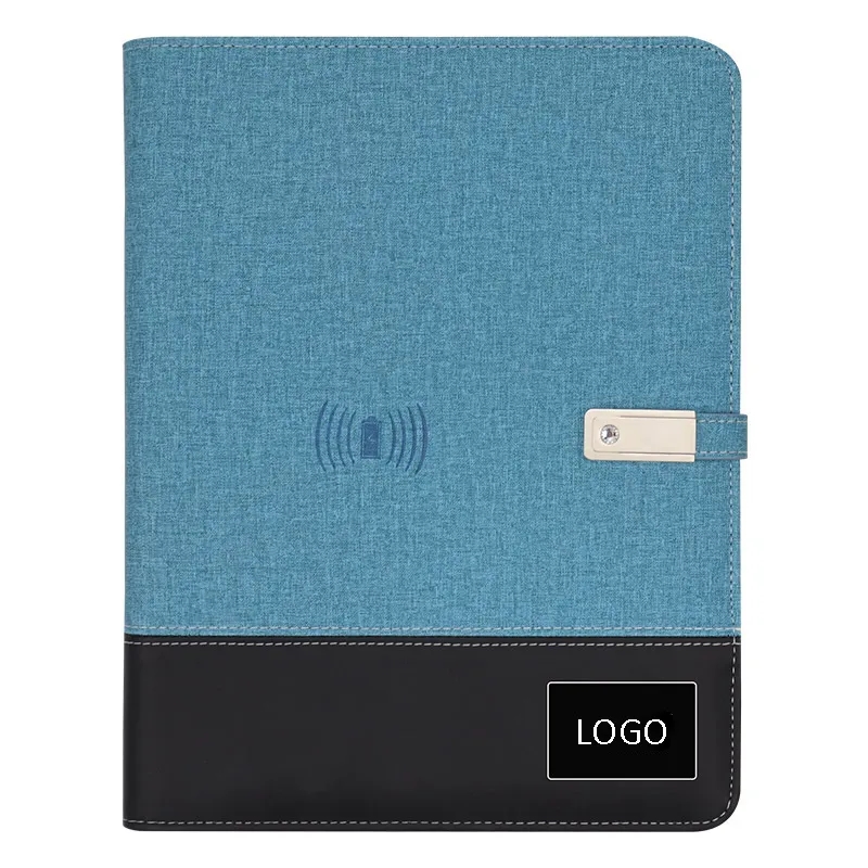 Diary Notebook w/ 8000mAh Wireless Power Bank & 16GB U Disk 3