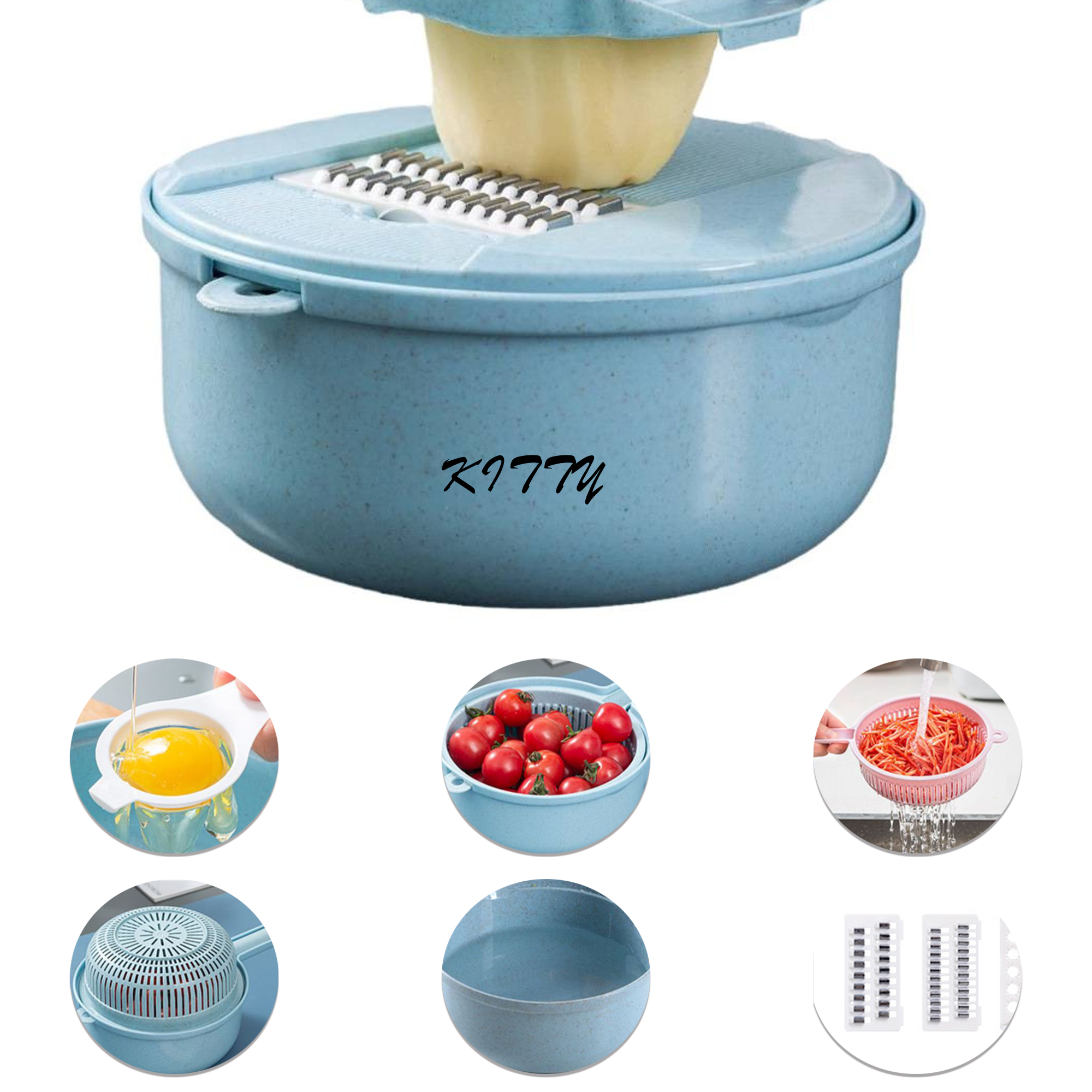 6-Piece Multifunctional Kitchen Vegetable Chopping Tool Set