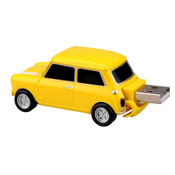 UK Car Shape USB Flash Drive RED