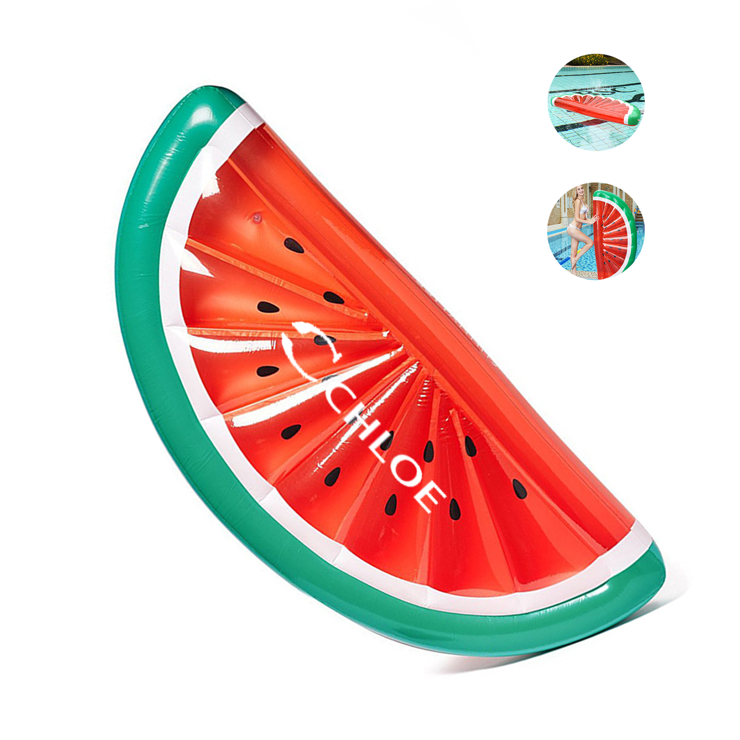 Inflatable Half Watermelon Slice Pool Float 2