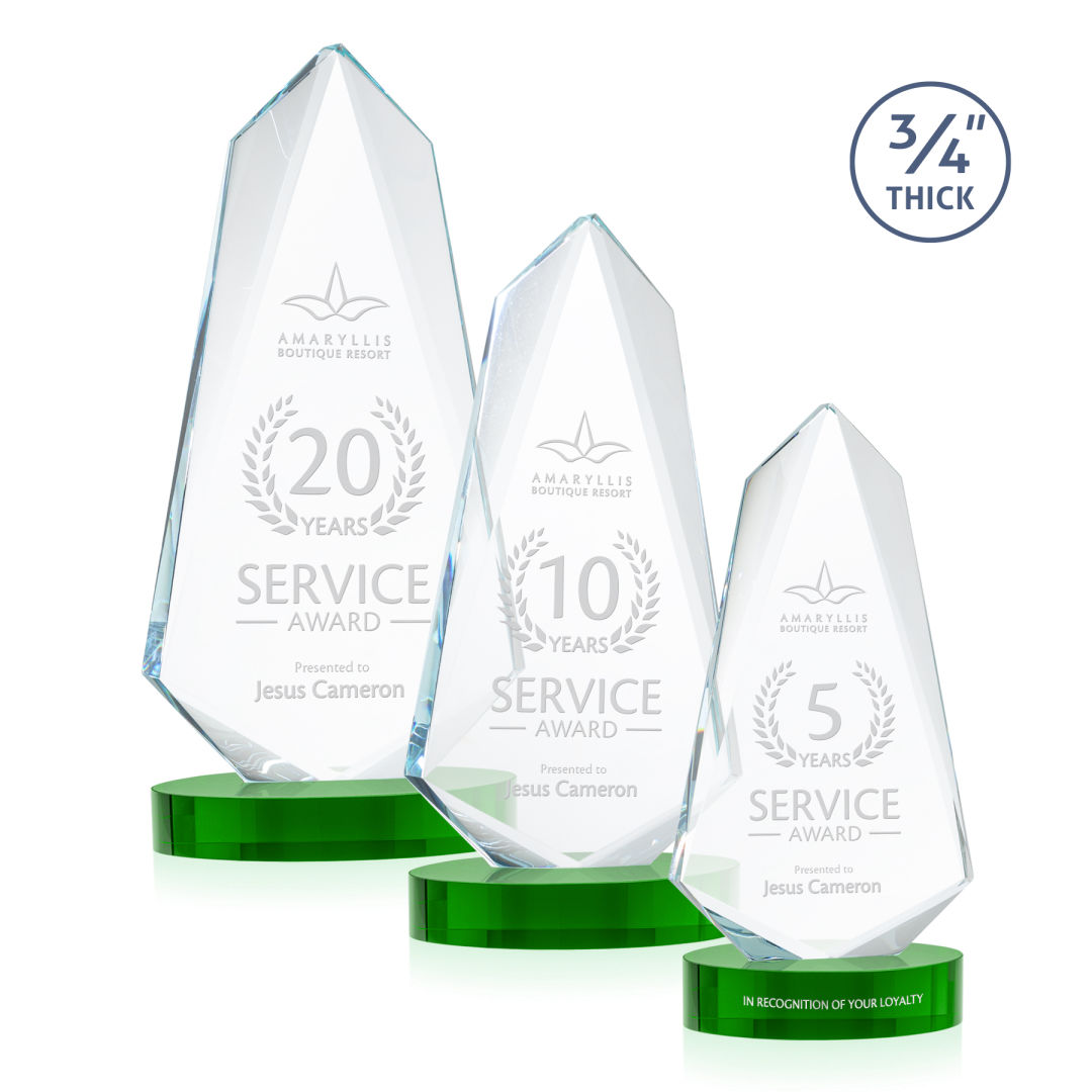 Sheridan Award on Alberton Base - Green