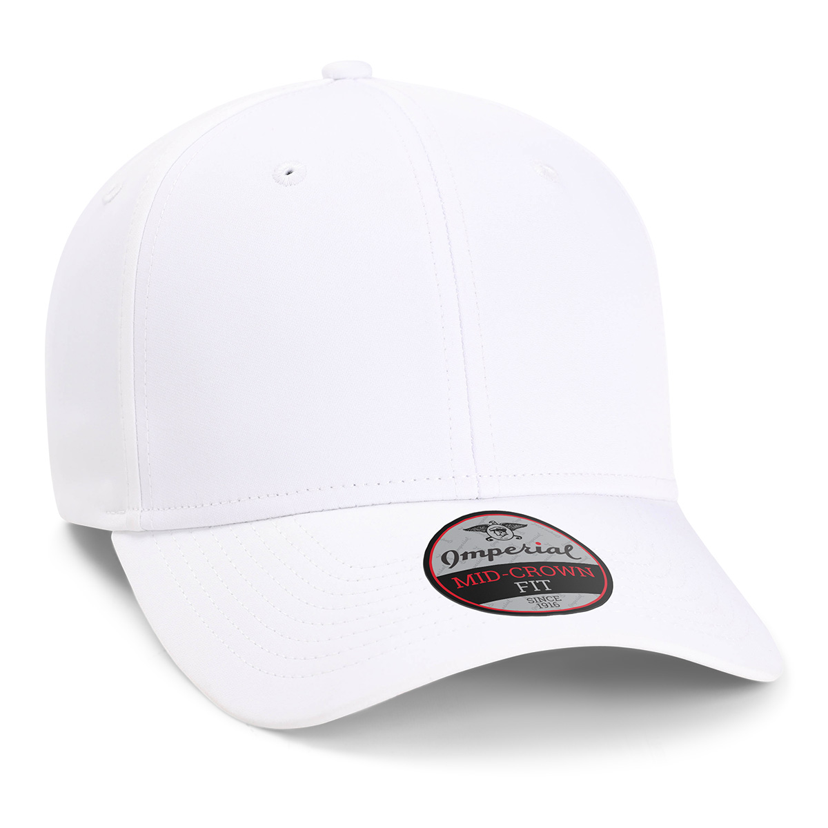 Imperial 7054N The Independent Structured Performance Cap w/ Leatherette Patches or Embroidery 20