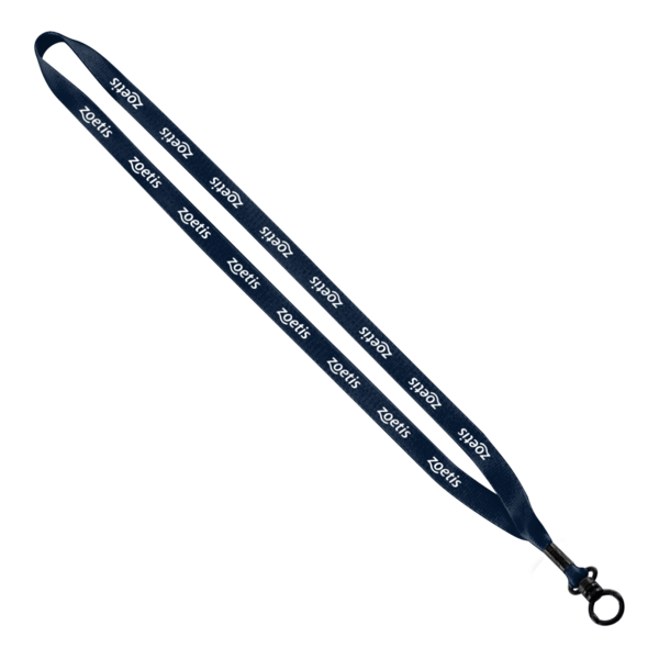 1/2" Polyester Lanyard with Plastic O-Ring 11