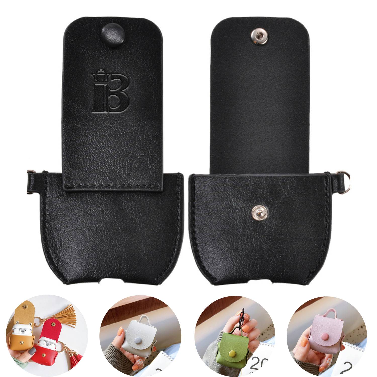 PU Leather Bluetooth Headset Protective Case
