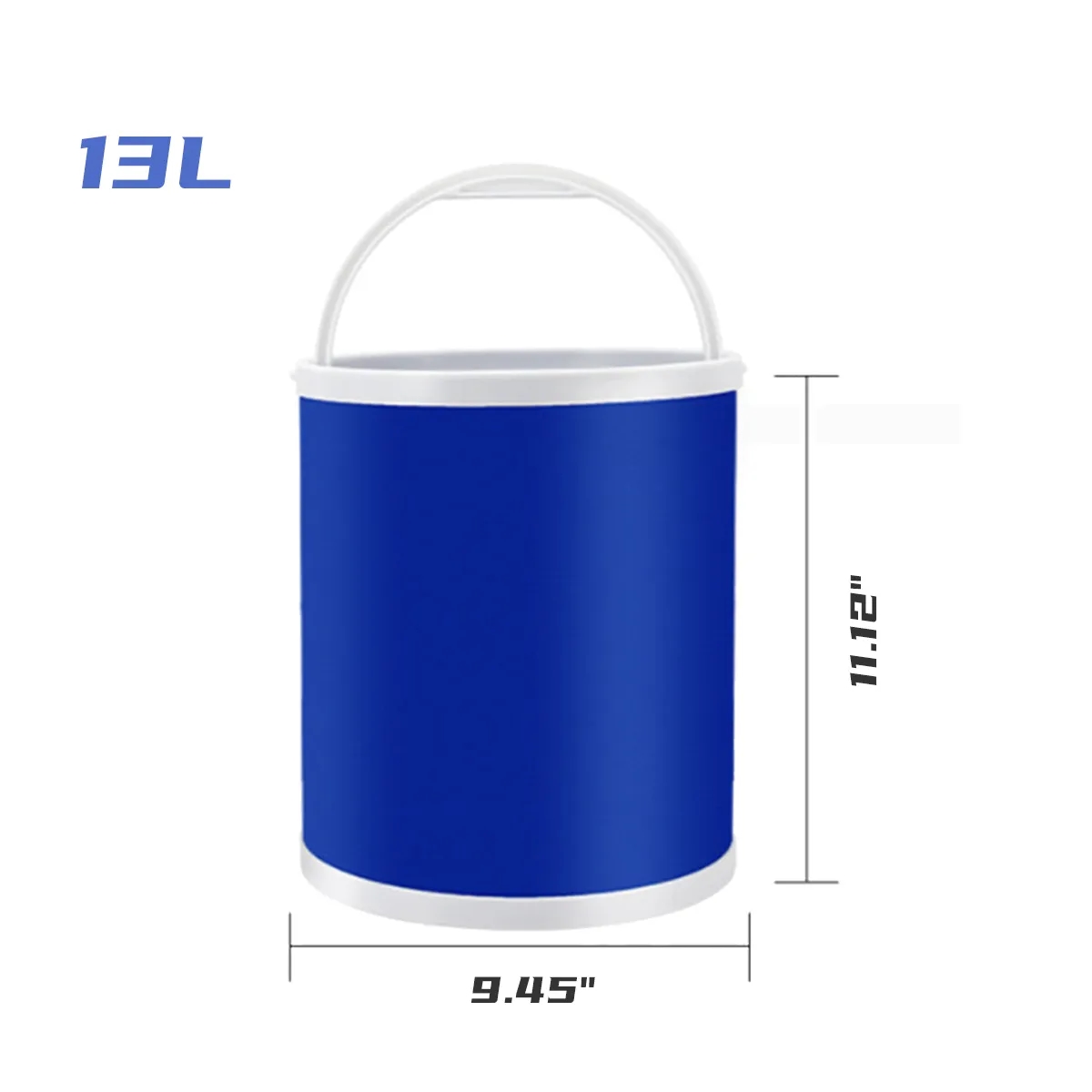 Outdoor Collapsible Camping Fishing Car Washing Bucket 3
