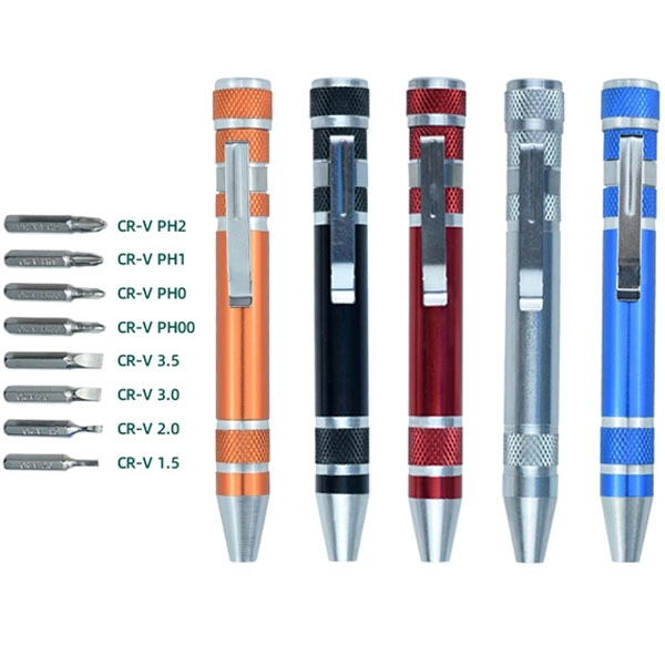 Portable 8 in 1 Pocket Screwdriver Set 6