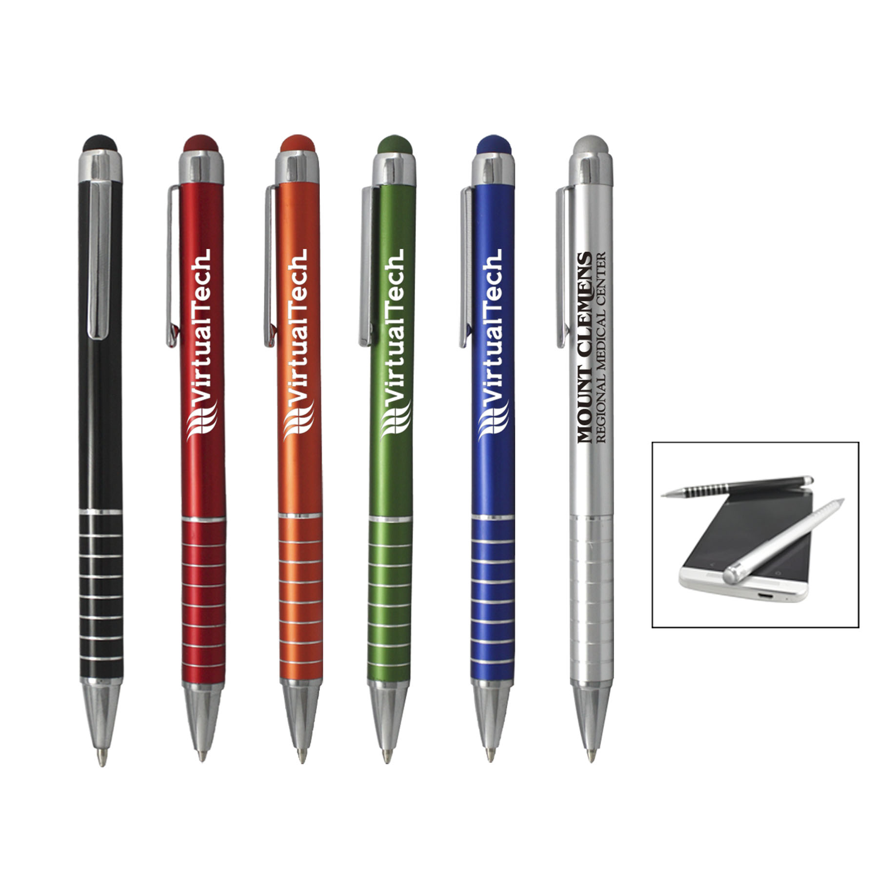 Aluminum ballpoint Color Stylus Pen 11