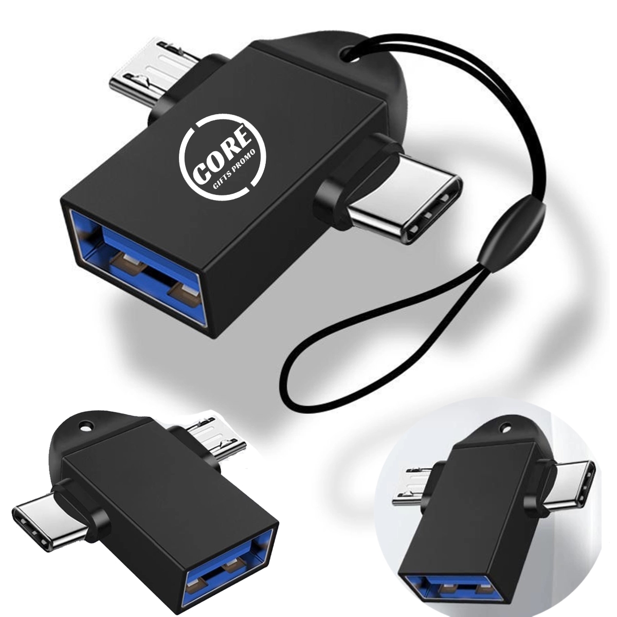 2 In 1 Type C Micro Usb 3.0 Otg Adapter Converter 2