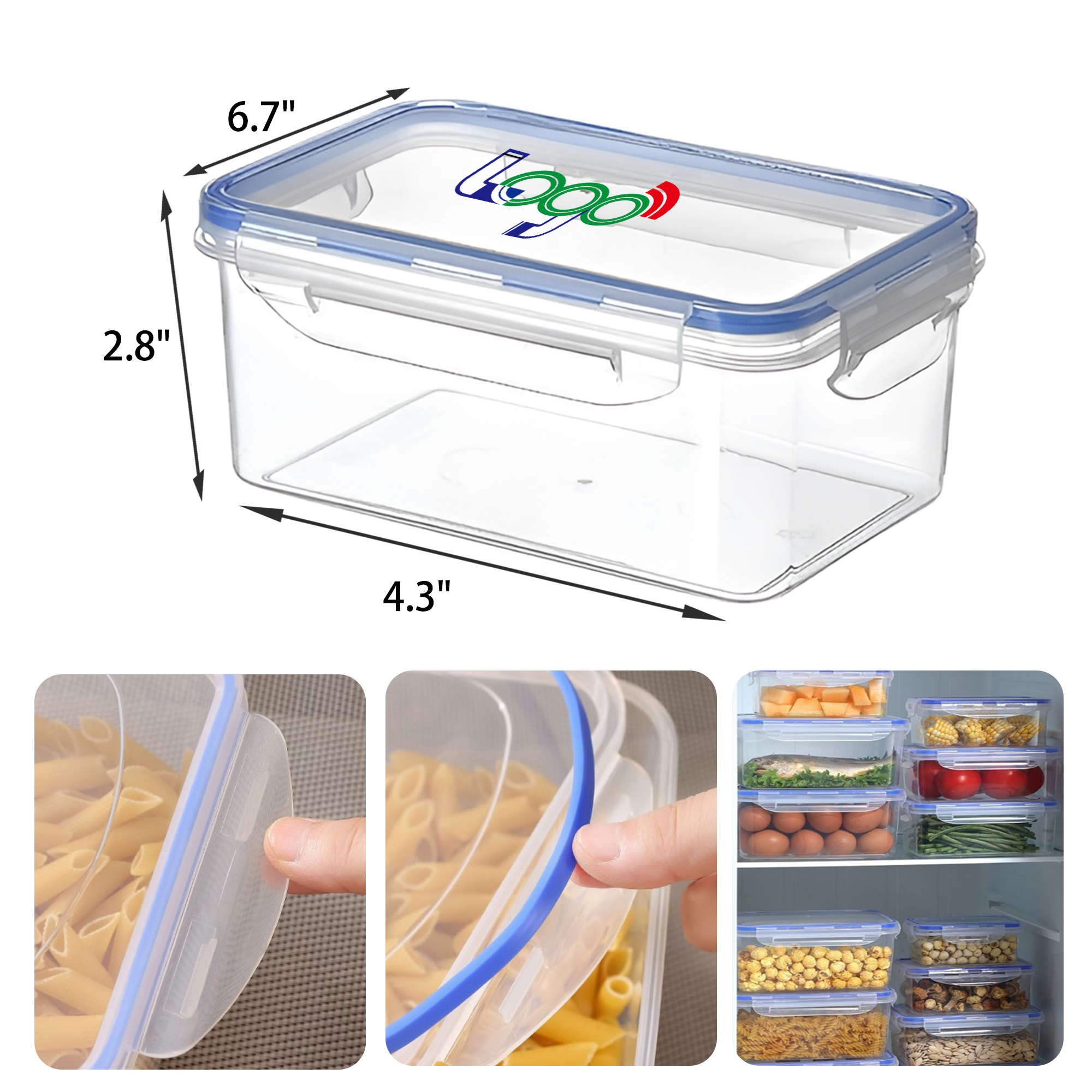 Durable 33 OZ Kitchen Fresh Keeping Box 2