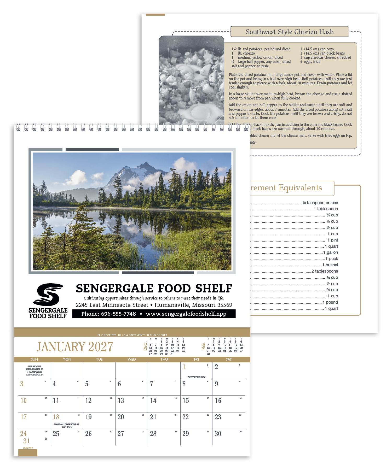 Triumph® Calendars Recipe Pocket Calendar 69