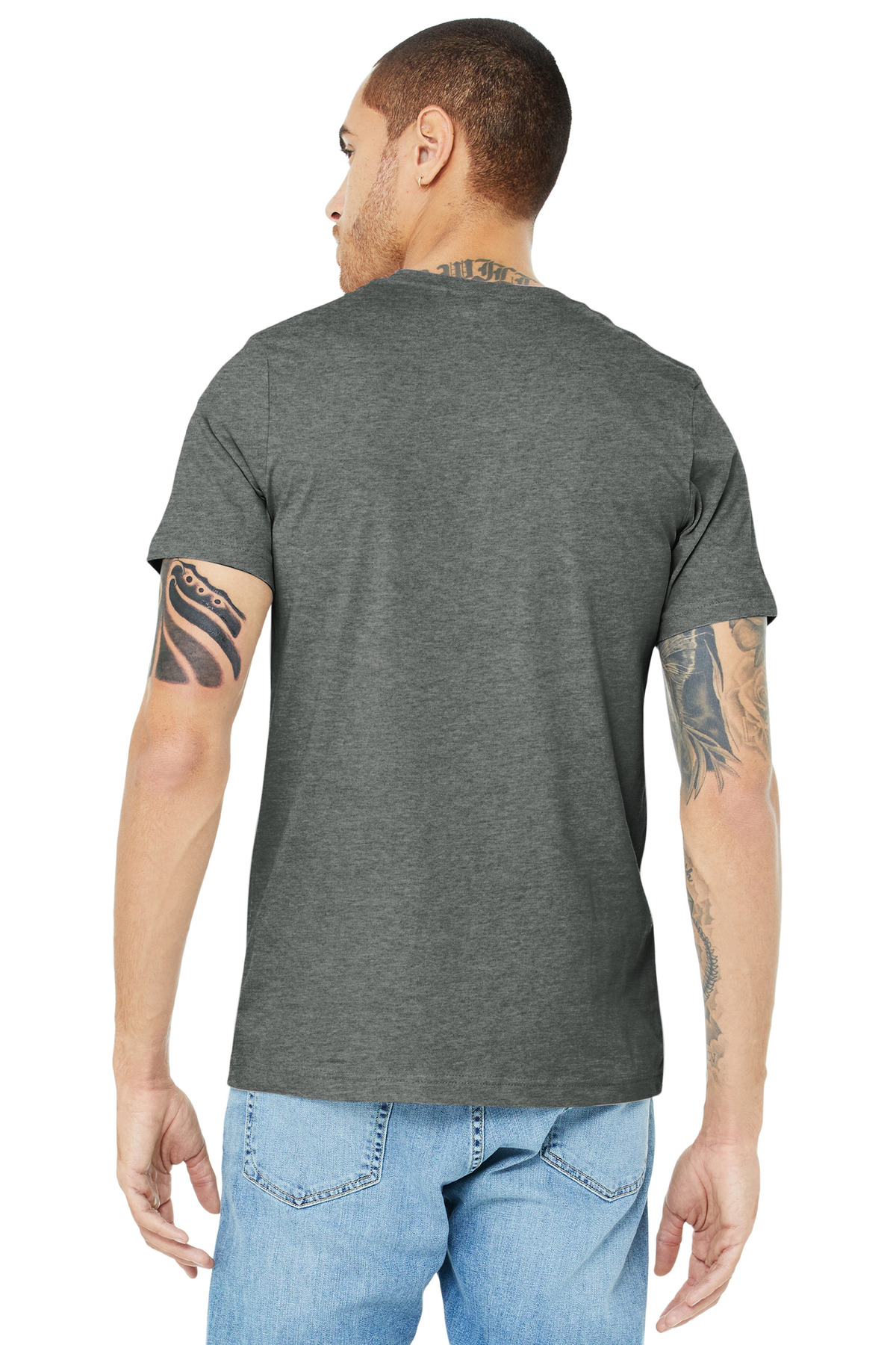 BELLA+CANVAS Unisex Heather CVC Short Sleeve Tee. BC3001CVC 389