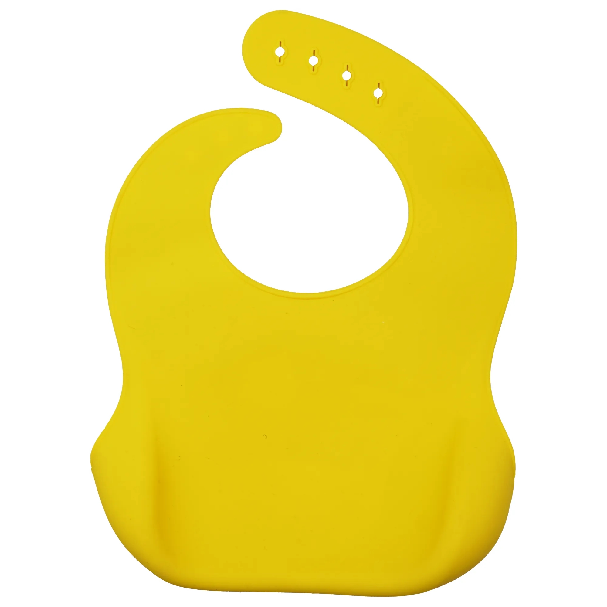 MOQ 20pcs Cute Silicone Baby Bib with Pocket 2