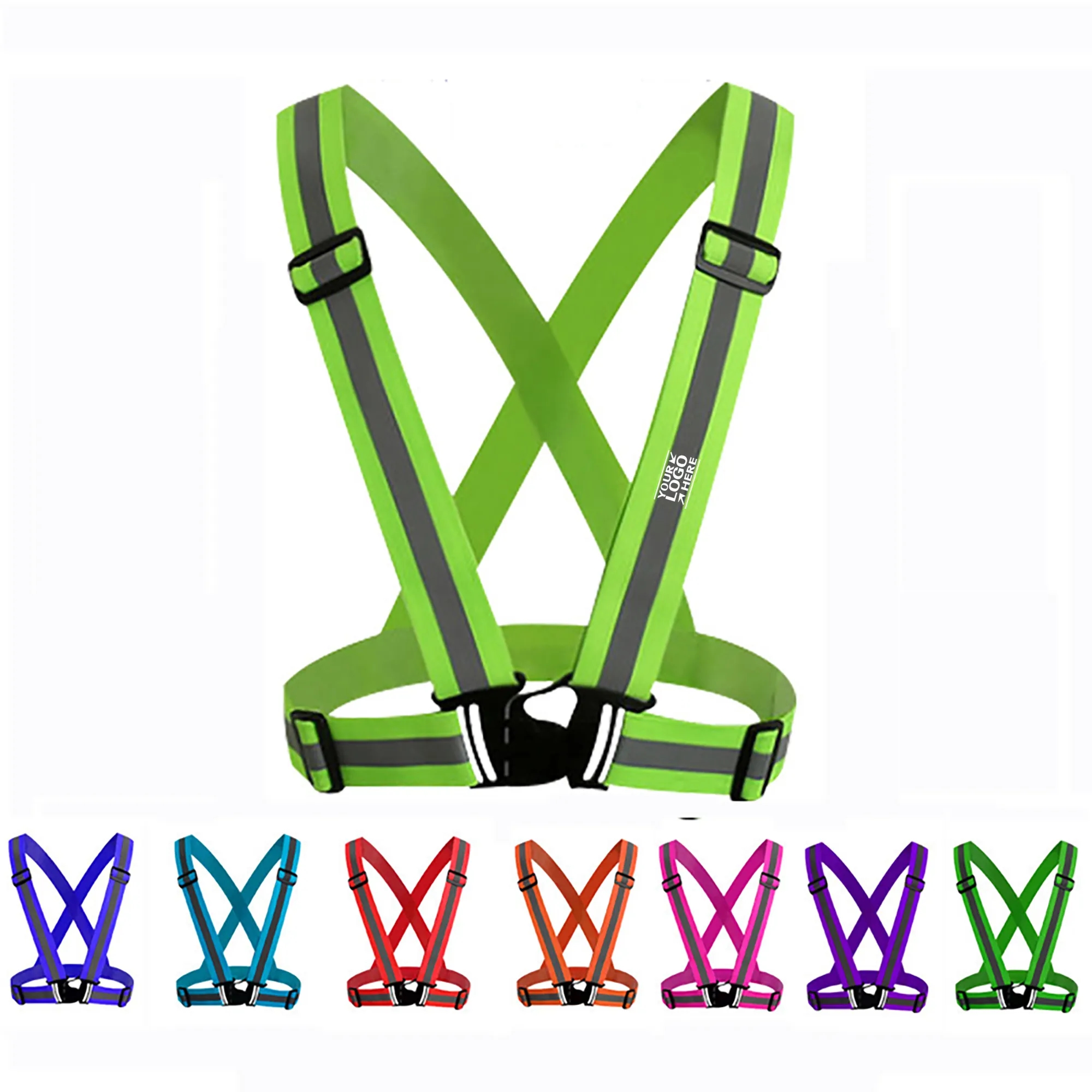 Reflective Strap Safety Vest 2