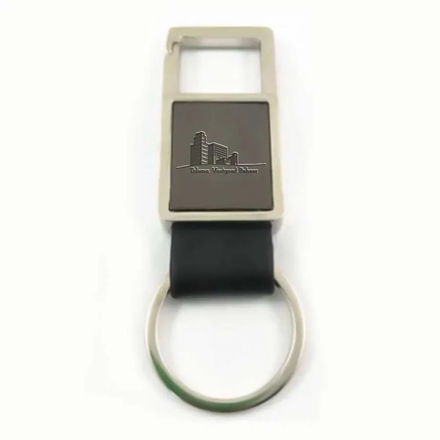 Square Caribiner Metal Keychain 9