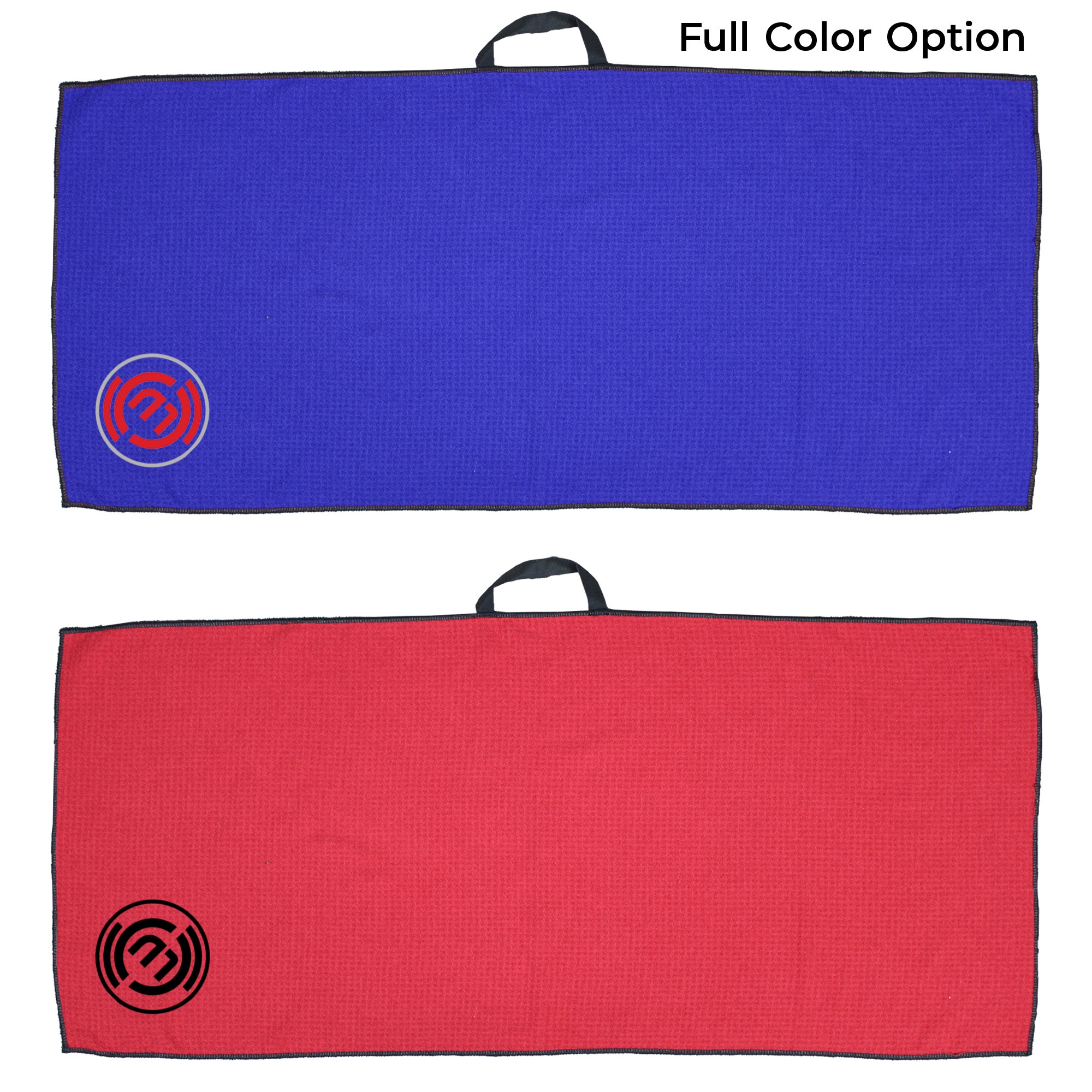 17" X 40" RPET Waffle Caddy Golf Towel 3