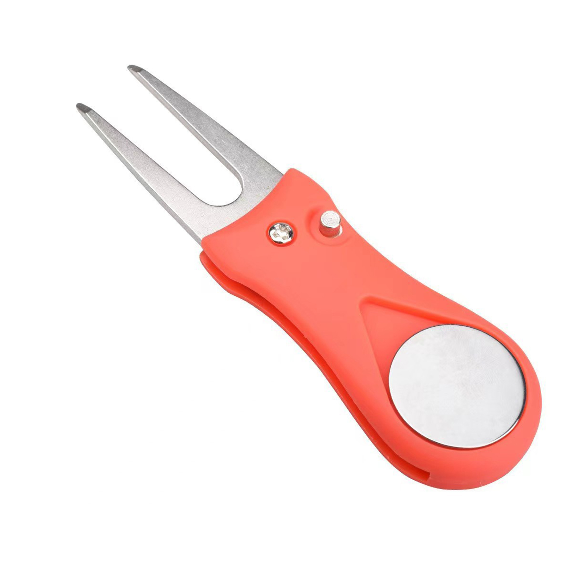 Foldable Golf Divot Tool Pop Up Button 4