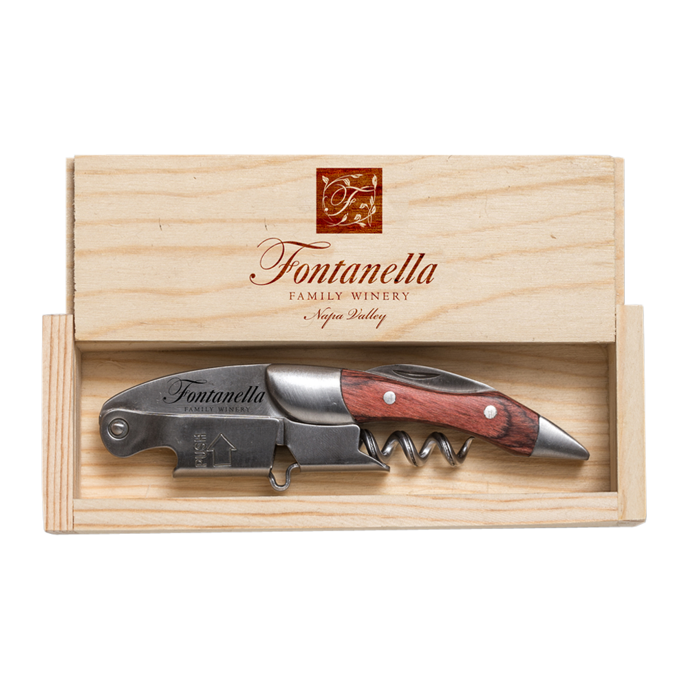 Prestige Corkscrew by Coutale Sommelier in Pinewood Crate 3