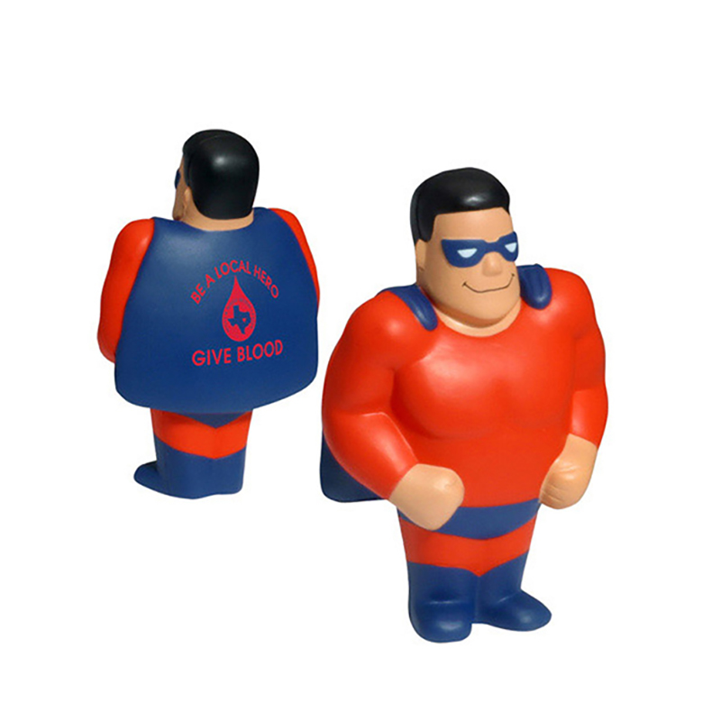 Custom Super Hero Squeeze Toy Stress Reliever 11