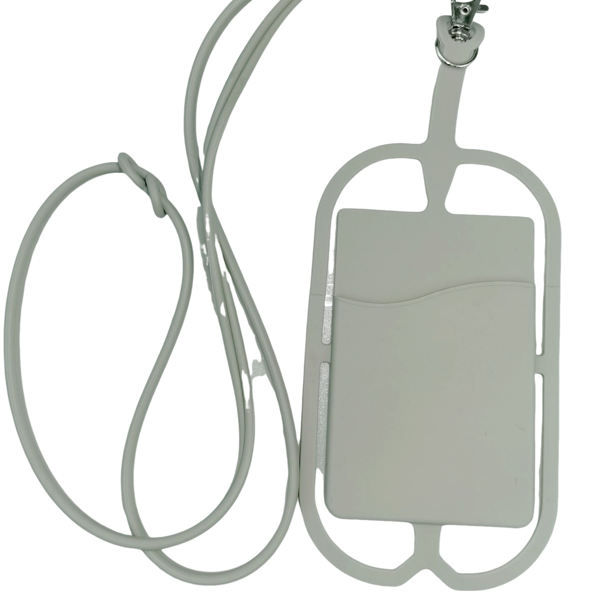 Silicone Phone Card Holder With Detachable Lanyard 5