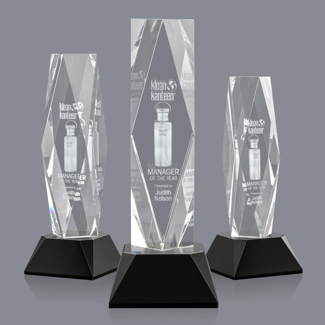 President 3D Award on Base - Black
