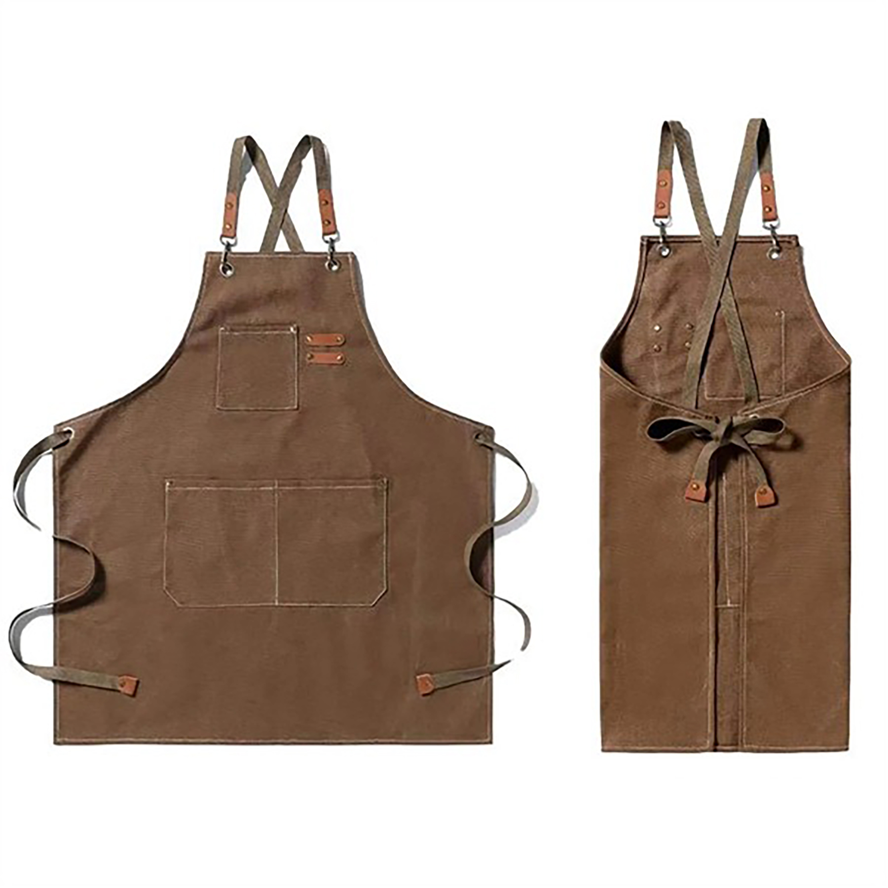 Adjustable Denim Work Apron for Men and Women 7