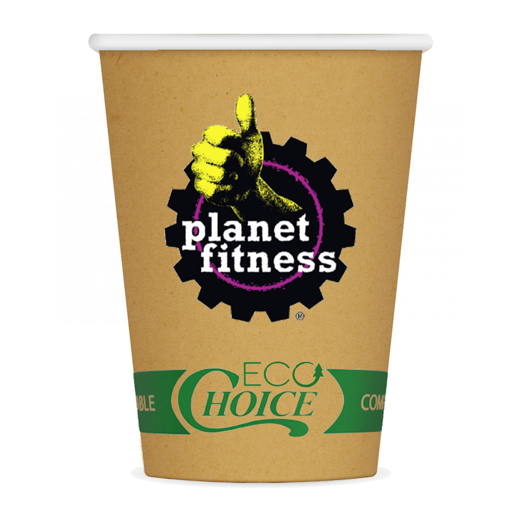 16 Oz. Kraft Paper Cup, Digital 3